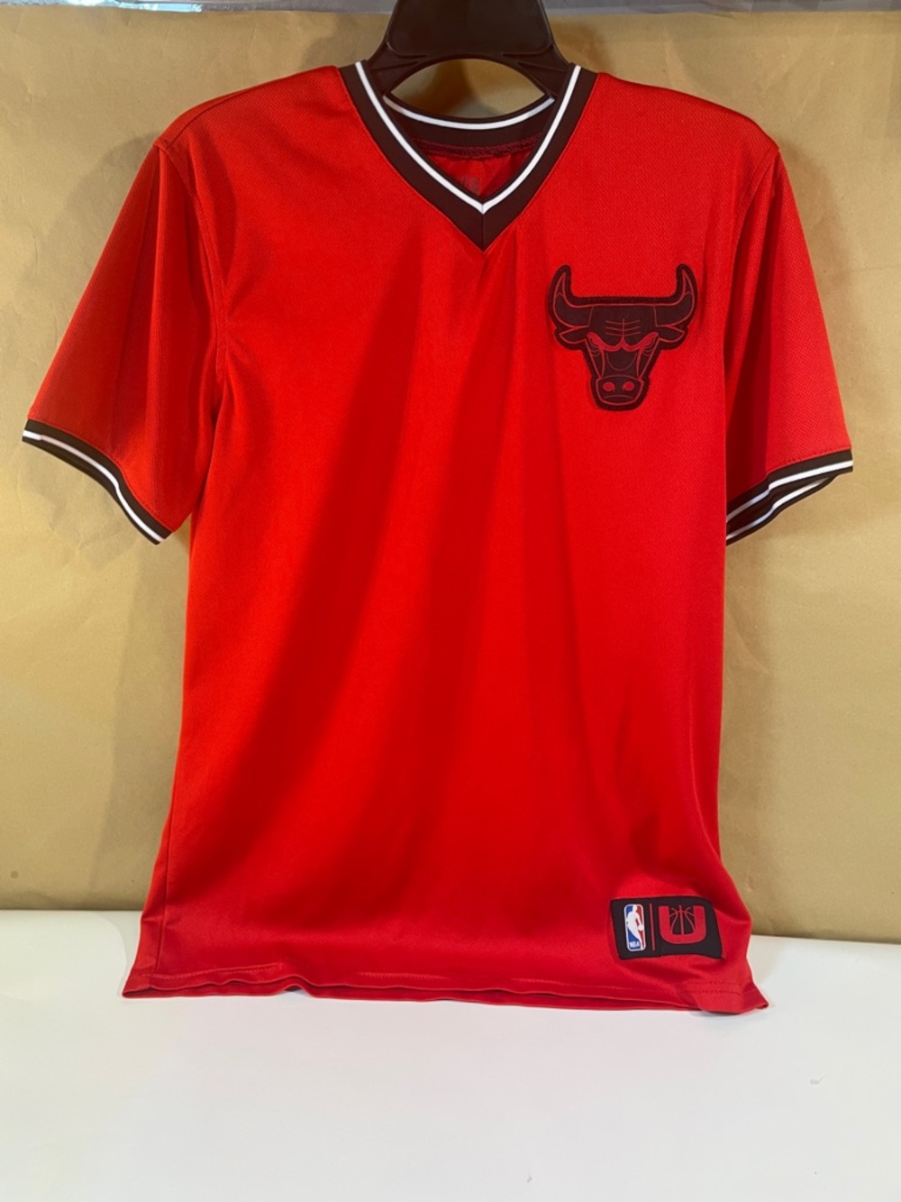 Chicago Bulls Red Short-Sleeve Mesh Jersey Shirt